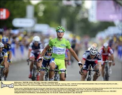 Cycling, Tour de France, Peter Sagan wins stage 6 Epernay - Metz