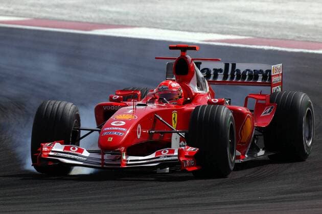 Motorsport, Formula 1, Bahrain GP, Qualifying, Michael Schumacher starts from pole position again
