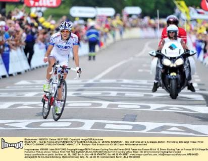 Cycling, Tour de France, Thibaut Pinot wins stage 8