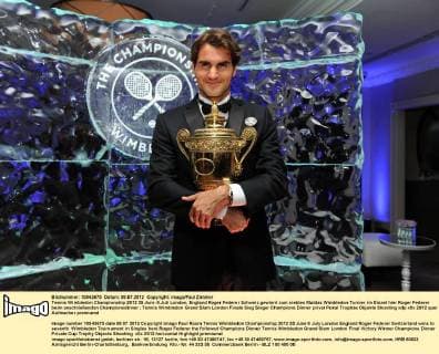 Tennis, Wimbledon, Champions Dinner with Roger Federer