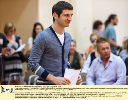 Football, Russia, National player Alan Dzagoyev graduates from Togliatti State University