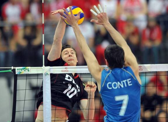 Volleyball, international match, Germany - Argentina 3:0