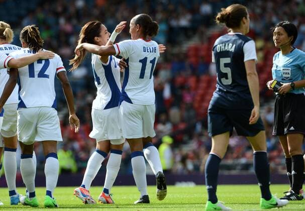 OLYMPICS 2012, Women's Football, France vs USA 4:2