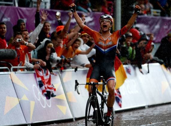 OLYMPIA 2012, Women's cycling, Marianne Vos from the Netherlands wins the road race