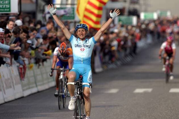 Cycling, Liège-Bastogne-Liège, Davide Rebellin wins third classic in a row