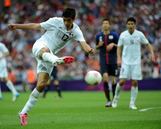 OLYMPICS 2012, Football, Men, Semi final, Mexico - Japan 3:1