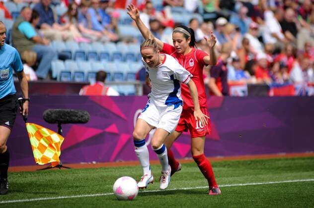 OLYMPICS 2012, Football, Women, Match for 3rd place, Canada - France 1:0