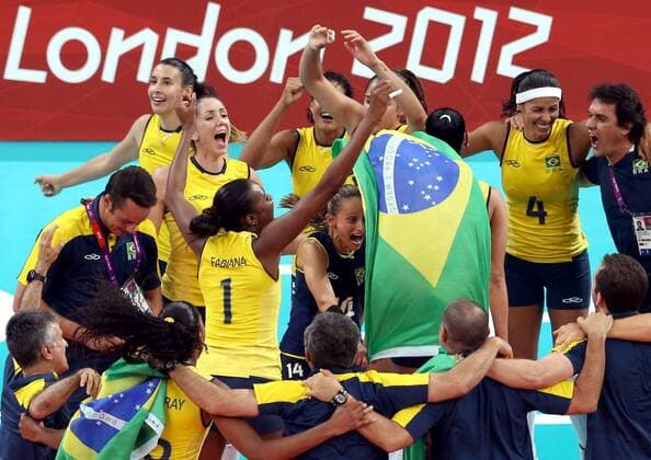 OLYMPIA 2012, Volleyball, Women, Brazil takes gold in final against USA