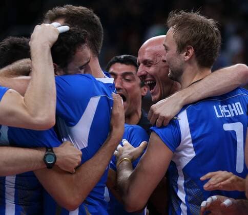 OLYMPIA 2012, Volleyball, Men, Match for 3rd place, Italy wins bronze
