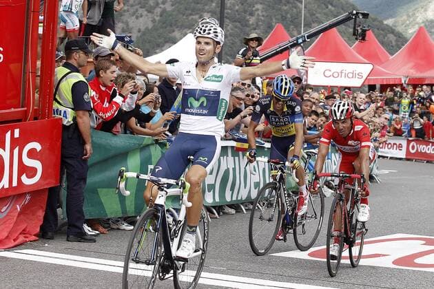 Cycling, Vuelta, Alejandro Valverde wins the 8th stage