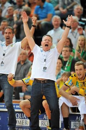 Handball, 1. BL, Rhein-Neckar-Loewen go into World Cup break as league leaders