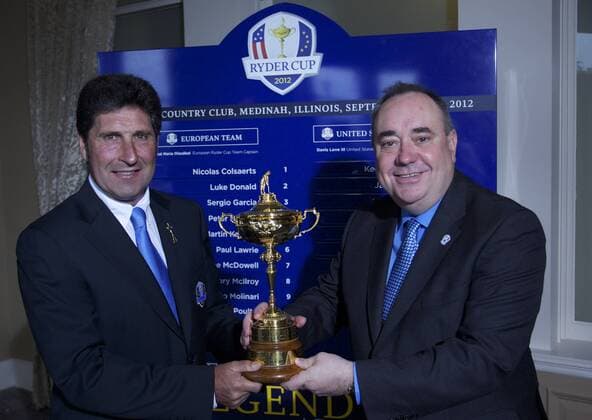 Golf, Ryder Cup, Press Conference with European Team Captain Jose Maria Olazabal