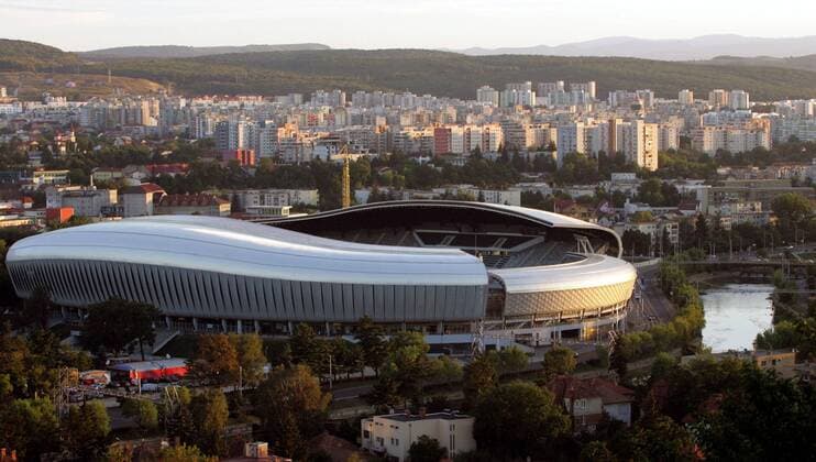 Football U 21 Euro 2023, sports facilities, Cluj Arena in Cluj-Napoca, Romania