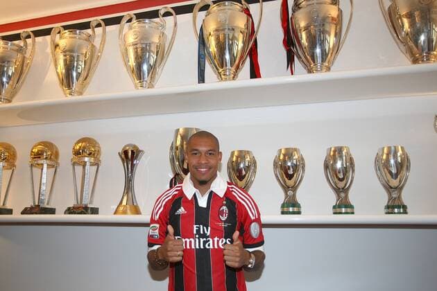 Football, Italy, AC Milan, Presentation Nigel De Jong