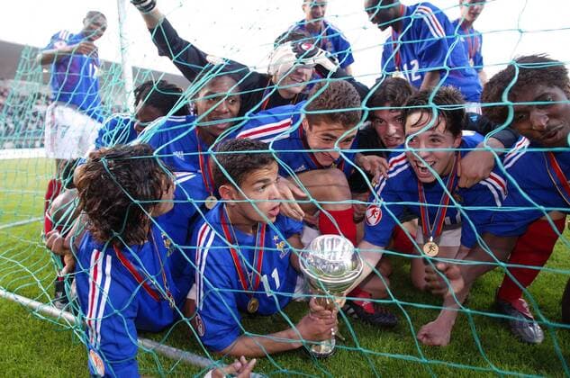 Football, U 17 European Championship, France European Champion