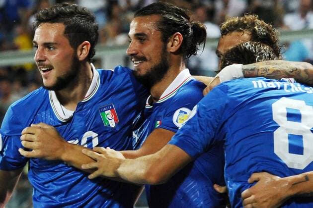 Football, World Cup Qualifier, Italy - Malta 2:0