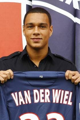 Football, France, Paris St Germain presents new signing Gregory Van Der Wiel