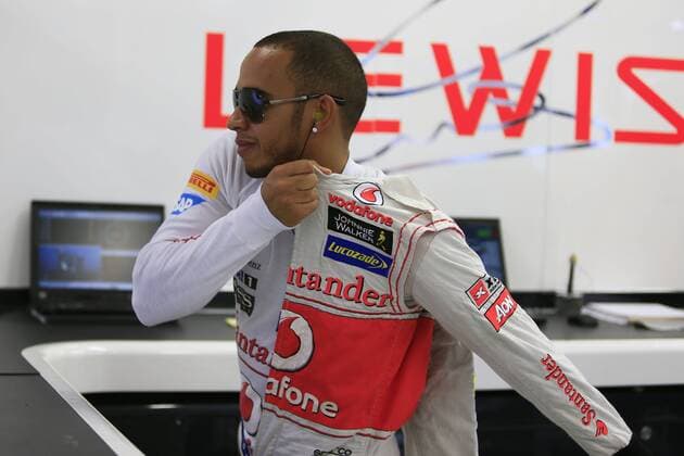 Motorsport, Formula 1, Singapore GP, Qualifying, Pole for Hamilton, Vettel third