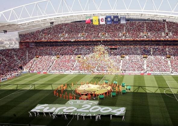 Football, Euro 2004, Opening ceremony in Porto