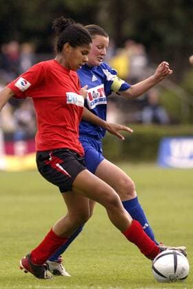 Football, Women, 1. FFC Frankfurt - Turbine Potsdam 2:7 - Turbine Potsdam German Champion 2004