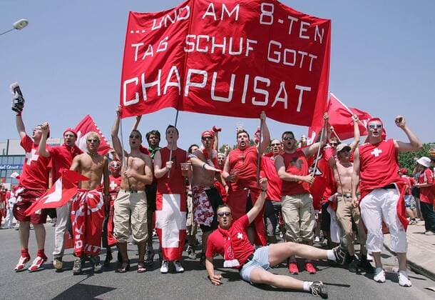 Football, Euro 2004, Group B, Switzerland - Croatia 0:0