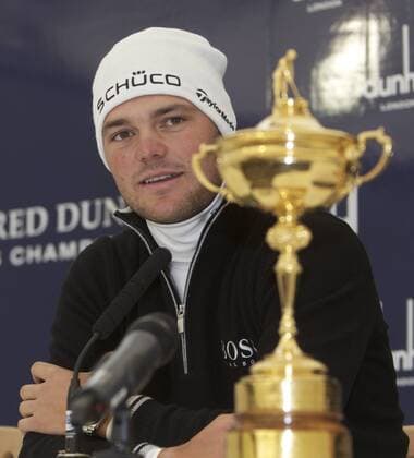 Golf, St Andrews, Martin Kaymer at the PK with the Ryder Cup