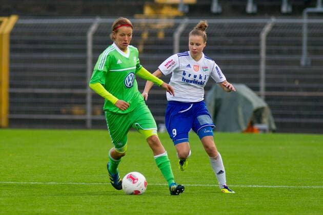 Football, Women, Champions League, VfL Wolfsburg - RTP Unia Raciborz