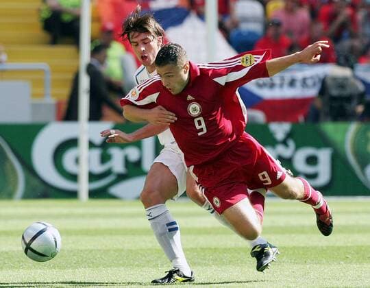 Football, Euro 2004, Group D, Czech Republic - Latvia 2:1
