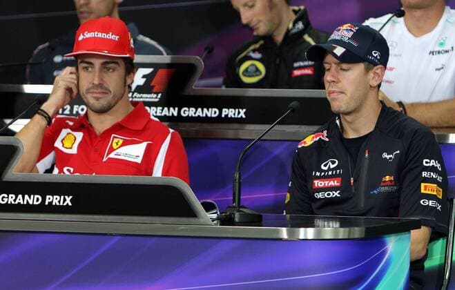 Motorsport, Formula 1, South Korea GP, Press Conference