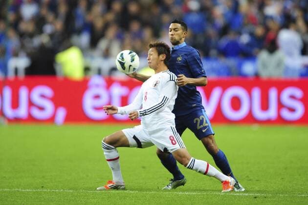 Football, Test match France - Japan 0:1