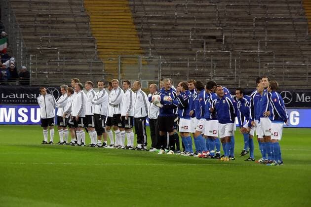Football, Match of the century, Germany - Italy