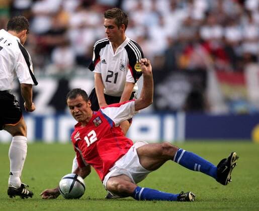 Football, Euro 2004, Group D, Germany - Czech Republic 1:2