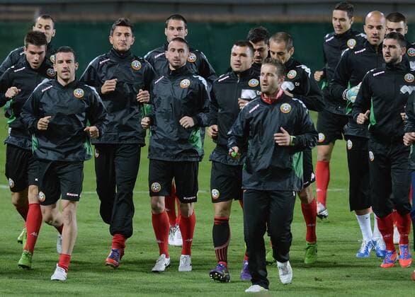 Football, Training National Team Bulgaria