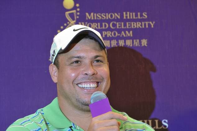 Charity Golf, PK Mission Hills Star Trophy with Ronaldo and Michael Phelps