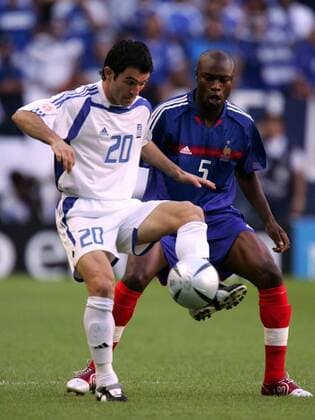 Football, Euro 2004, Quarter-final, France - Greece 0:1