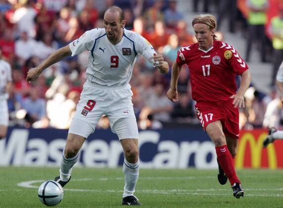Football, Euro 2004, Quarter-final, Czech Republic - Denmark 3:0