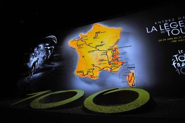 Cycling, Tour de France, Route Presentation 2013