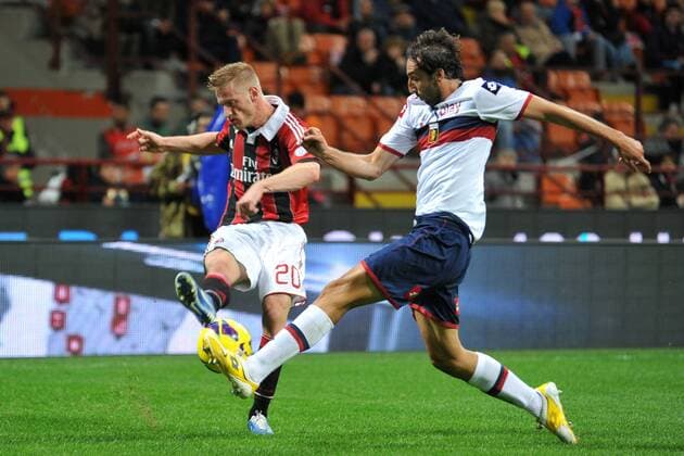 Football, Italy, Serie A, AC Milan - CFC Genoa 1:0