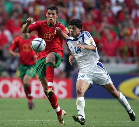 EURO 2021, History, Cristiano Ronaldo loses Euro 2004 final with Portugal