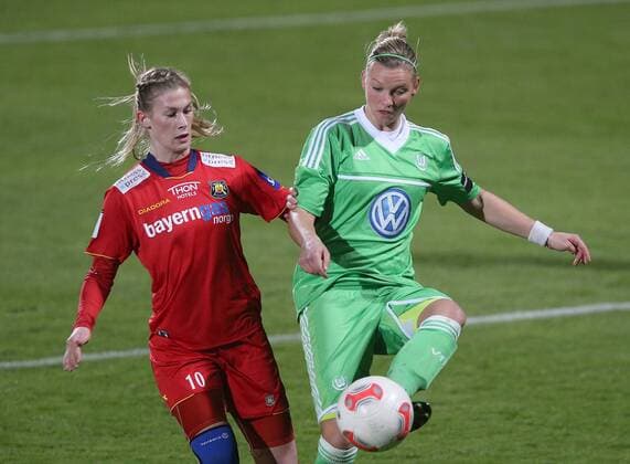 Football, Women, Champions League, VfL Wolfsburg - Roa IL 4:1