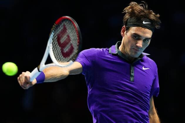 Tennis, London, ATP World Tour Finals, Roger Federer defeats Janko Tipsarevic