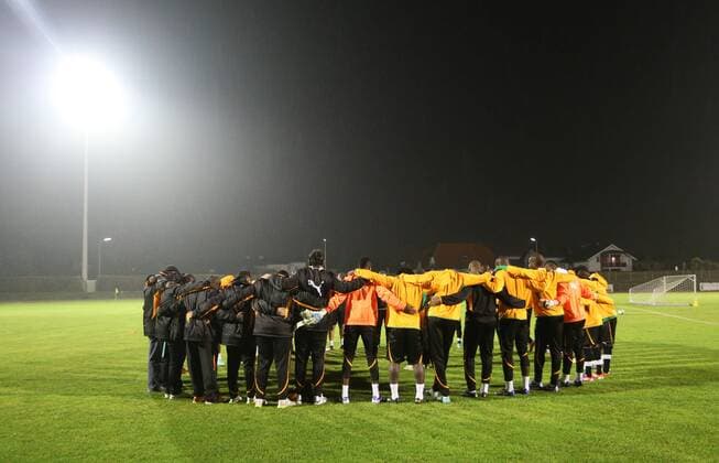 Football - Training National Team Ivory Coast