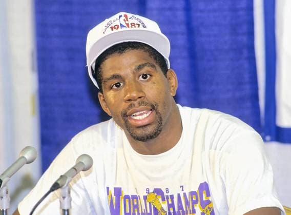 US basketball player Magic Johnson declares retirement, 30th anniversary on Nov. 7