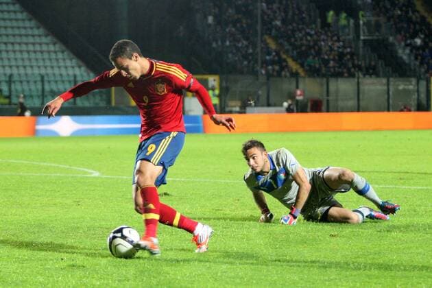 Football, U21 international, Italy - Spain
