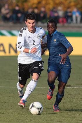 Football, U 19 international, Germany - France 3:0