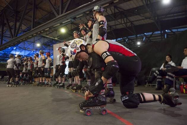 Roller Derby, Track Queens Battle Royals, Berlin Bombshells - Stockholm Roller Derby