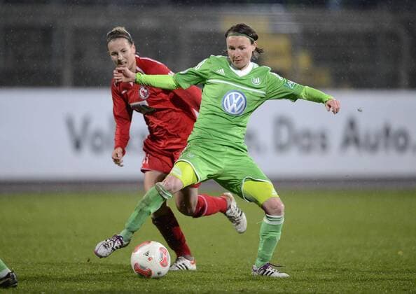 Football, Women, 1. BL, VfL Wolfsburg - Turbine Potsdam