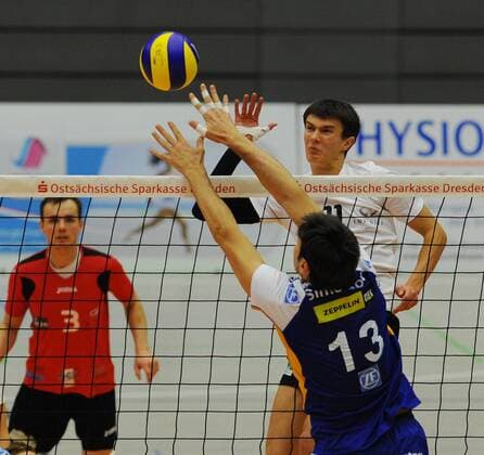 Volleyball, 1.BL, VC Dresden - VfB Friedrichshafen