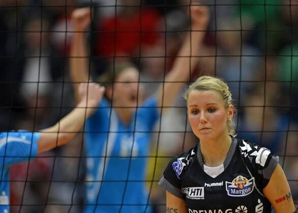 Volleyball, Women, 1. BL, Dresdner SC - Schweriner SC