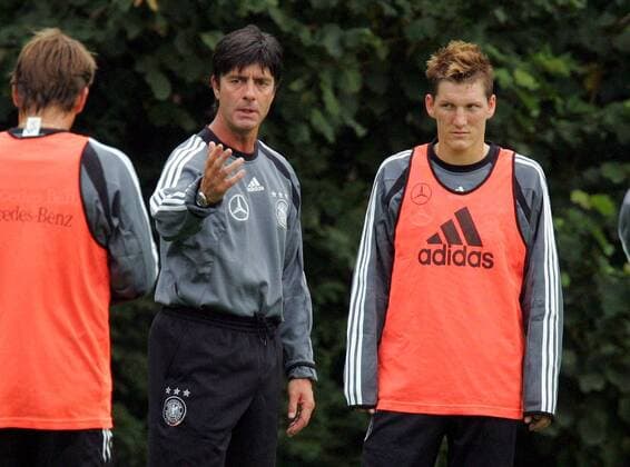 Football, Bastian Schweinsteiger and Joachim Löw